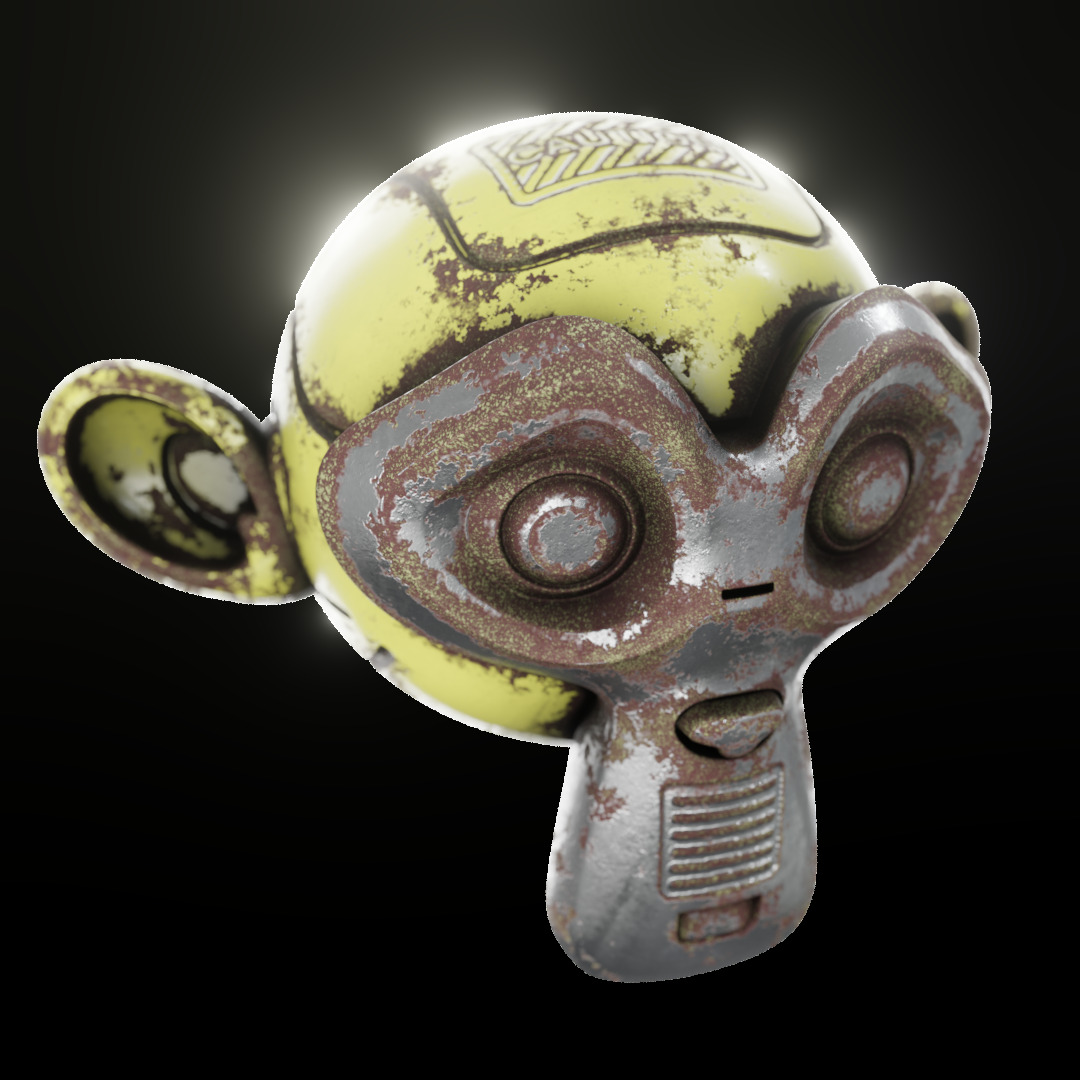 Rusted paint
